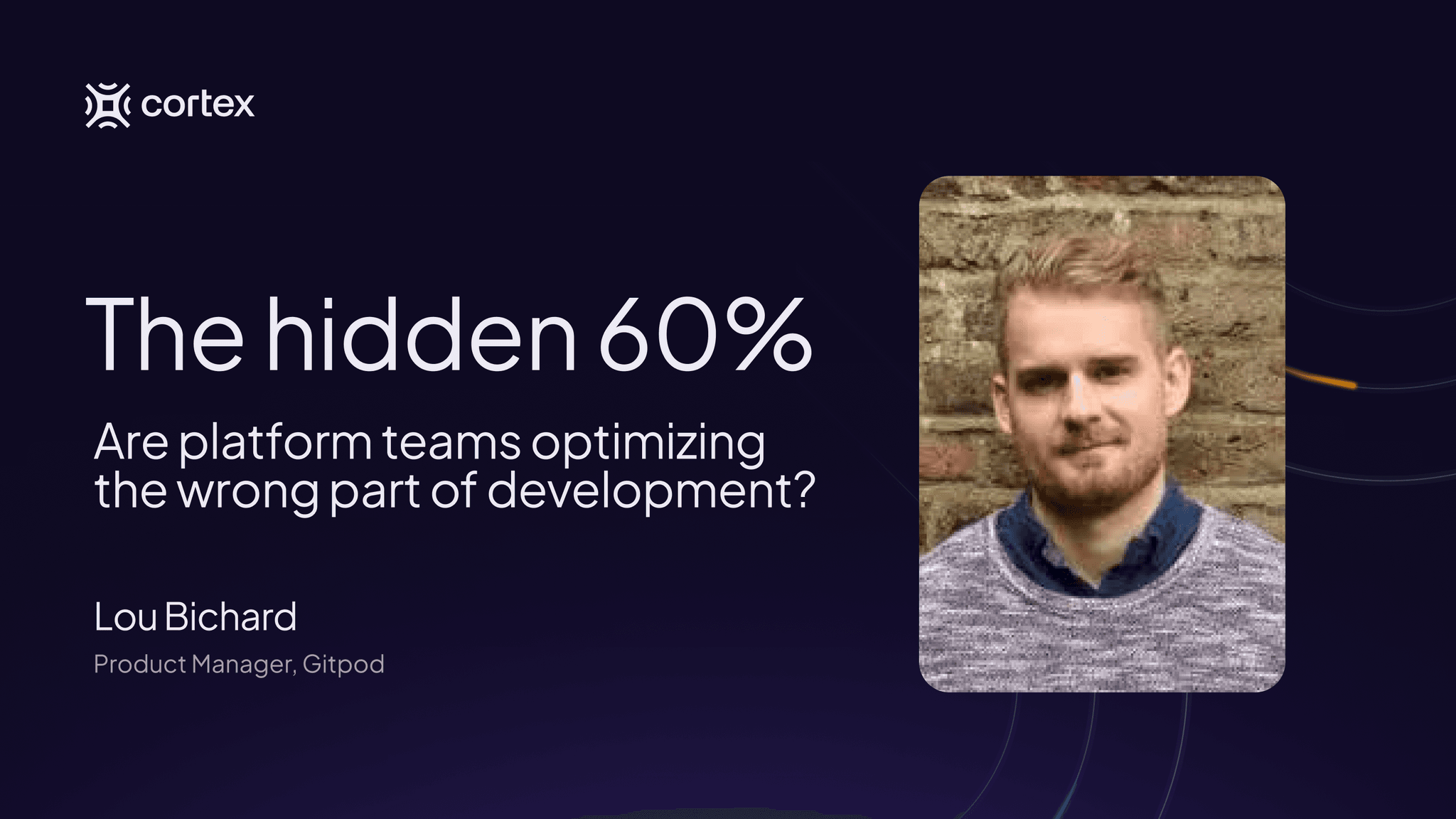 The hidden 60%: Are platform teams optimising the wrong part of development?